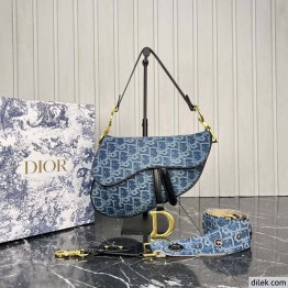 Dior Saddle Bag With Strap
