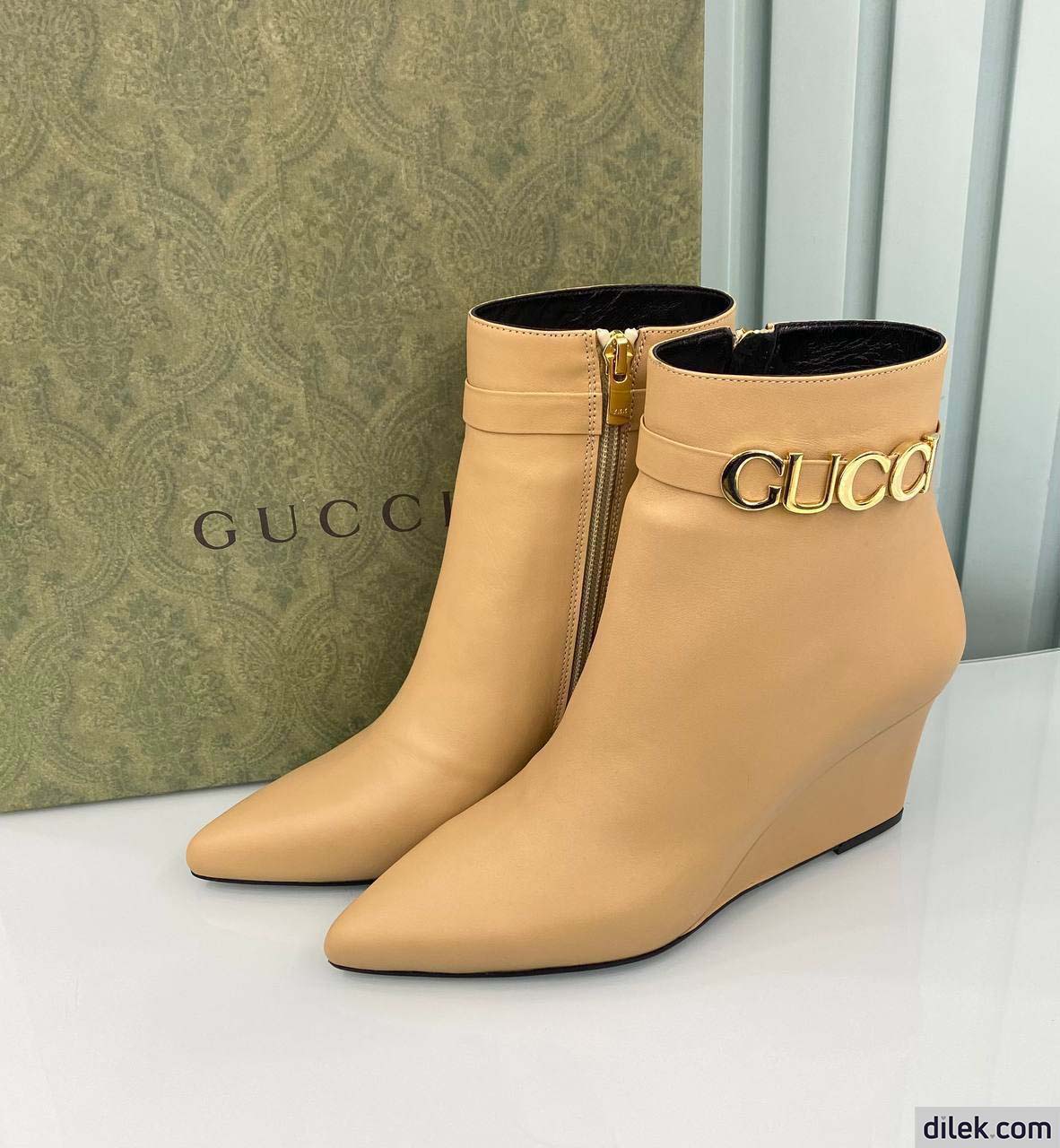 Gucci Women Leather Boot