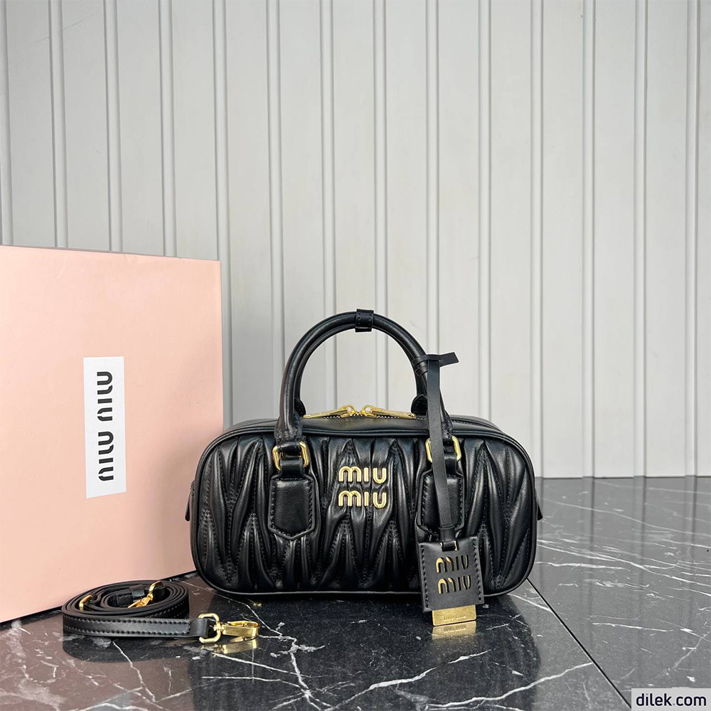 Miu Miu Arcadie Matelasse Nappa Leather Bag