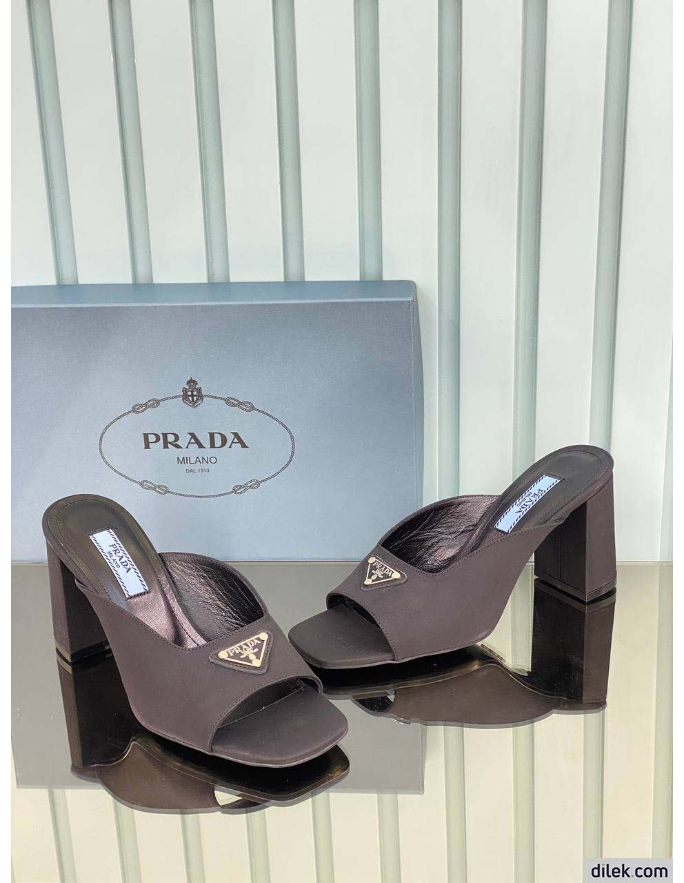 Prada High-heeled Slides
