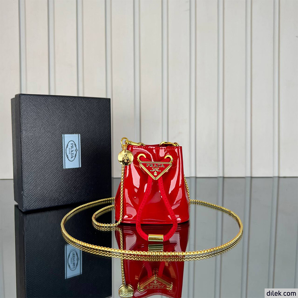 Prada Patent Leather Mini-Pouch