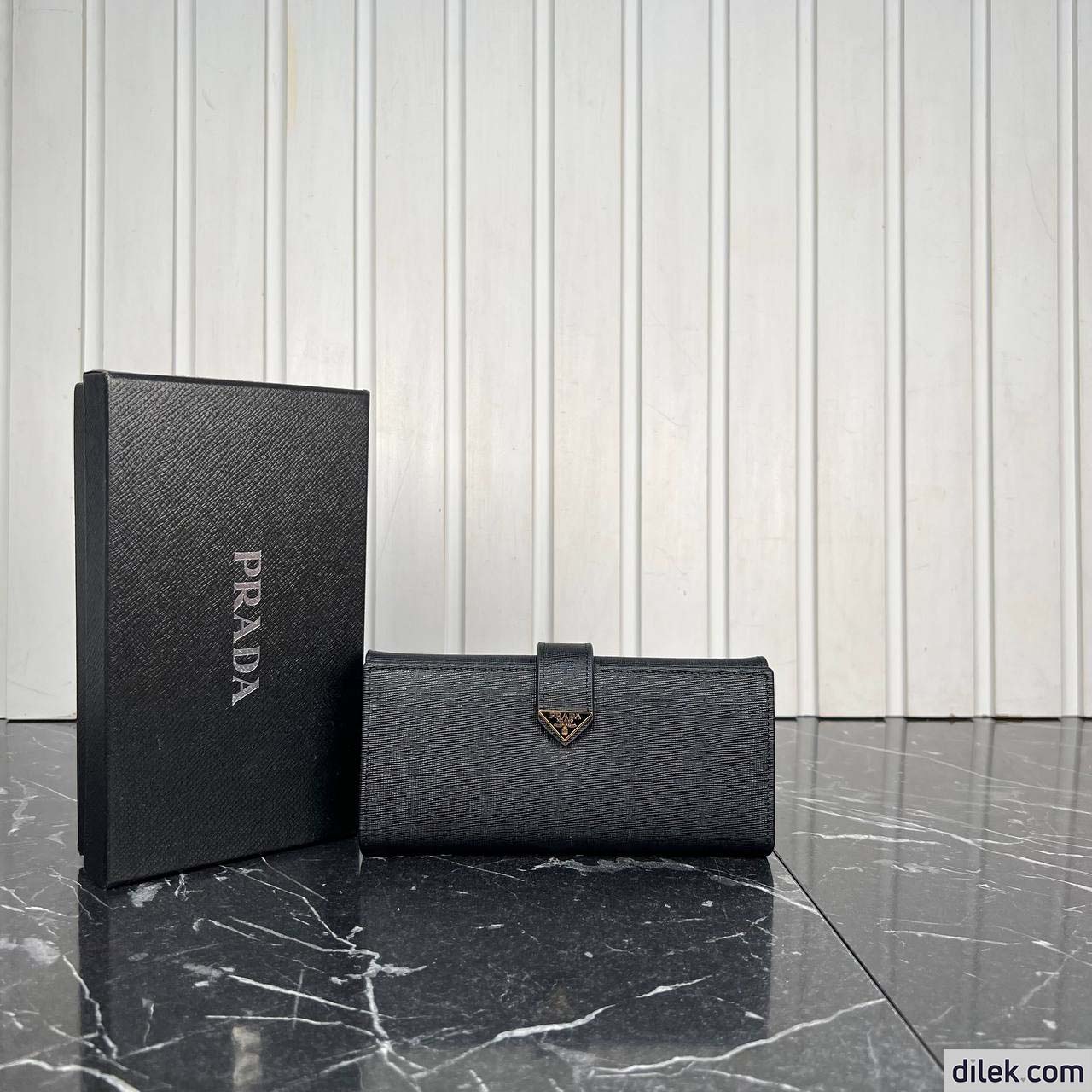 Prada Saffiano Flap Wallet