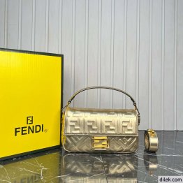Fendi Baguette FF Jacquard Bag