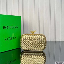 Bottega Veneta Plisse Knot Clutch