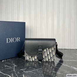 Christian Dior Saddle Messenger Bag with Flap