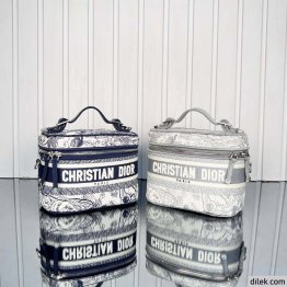 Dior Small Travel Vanity Case with Shoulder Strap