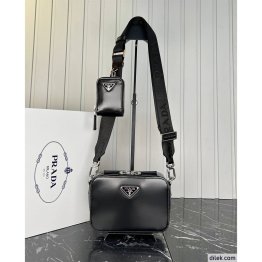 Prada Small Brique Leather Bag