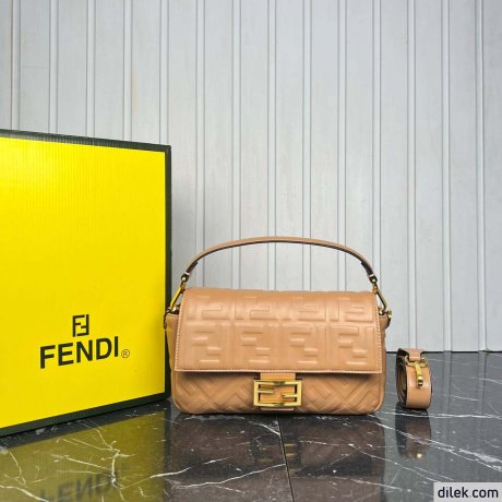 Fendi Baguette FF Jacquard Bag