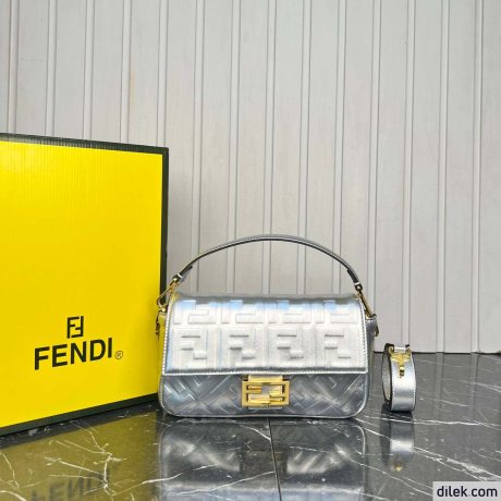 Fendi Baguette FF Jacquard Bag