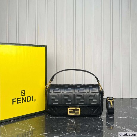 Fendi Baguette FF Jacquard Bag