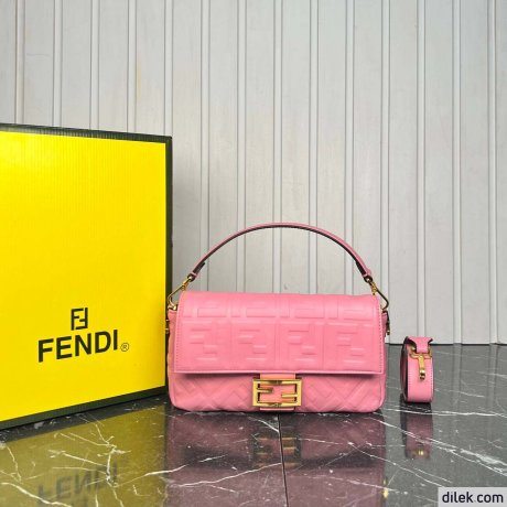 Fendi Baguette FF Jacquard Bag
