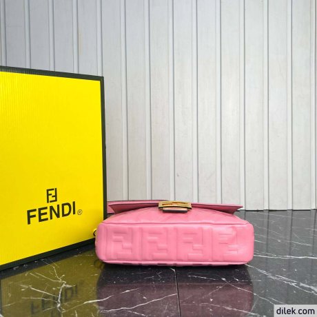 Fendi Baguette FF Jacquard Bag