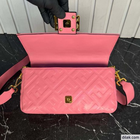 Fendi Baguette FF Jacquard Bag