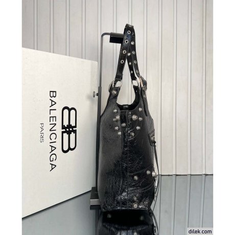 Balenciaga Le Cagole Leather Tote Bag