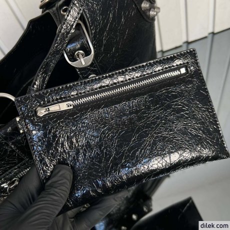 Balenciaga Le Cagole Leather Tote Bag