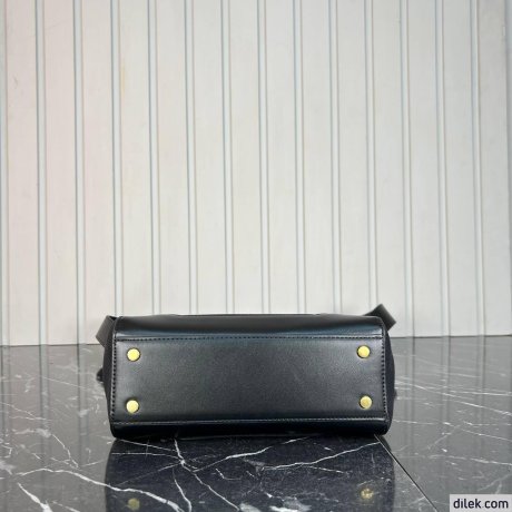 Balmain B-Buzz 23 Canvas and Leather Bag