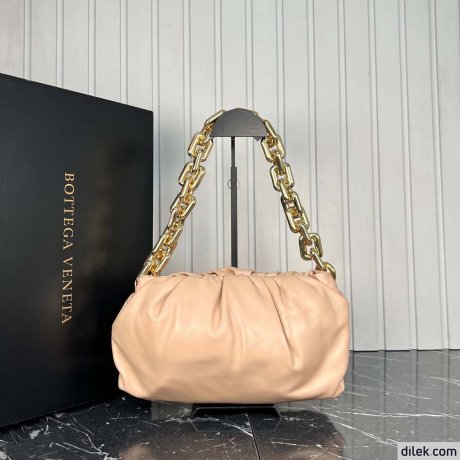 Bottega Veneta The Chain Pouch Leather Shoulder Bag