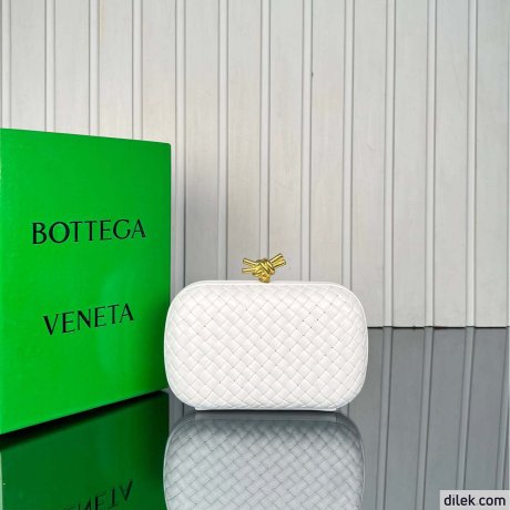 Bottega Veneta Plisse Knot Clutch