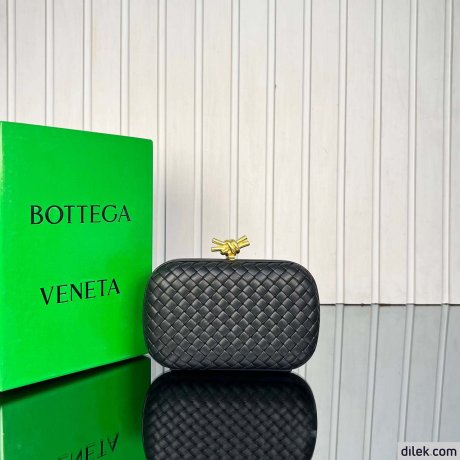 Bottega Veneta Plisse Knot Clutch