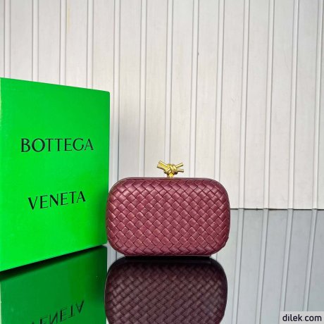 Bottega Veneta Plisse Knot Clutch