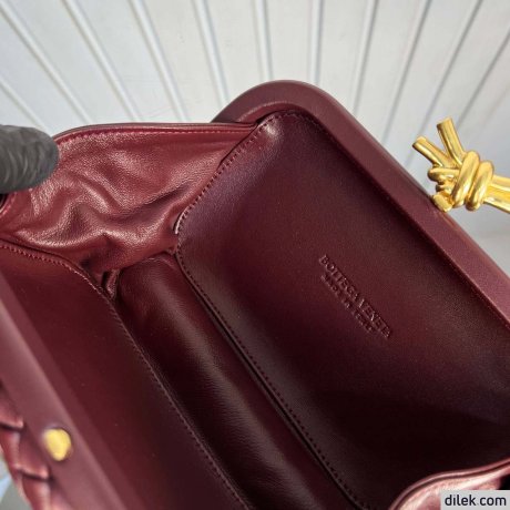 Bottega Veneta Plisse Knot Clutch