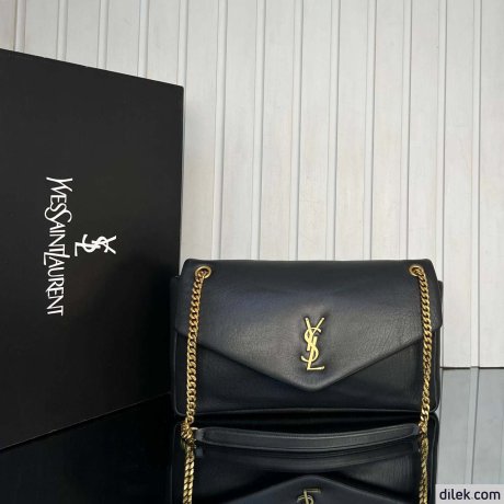 Saint Laurent Calypso in Plunged Lambskin