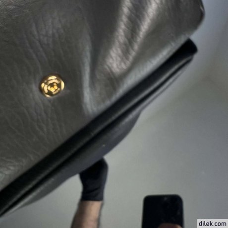 Saint Laurent Calypso in Plunged Lambskin