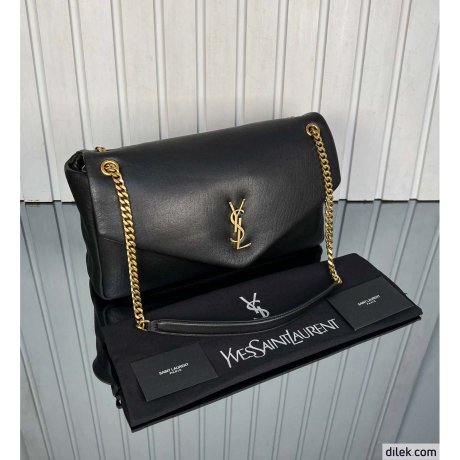 Saint Laurent Calypso in Plunged Lambskin
