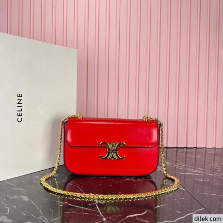 Celine Shoulder Bag Claude In Shiny Calfskin