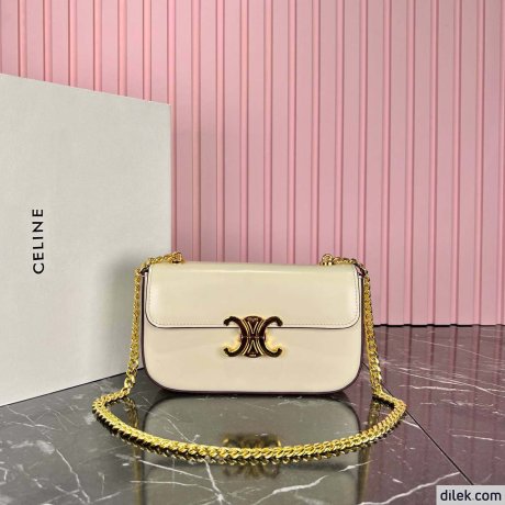 Celine Shoulder Bag Claude In Shiny Calfskin