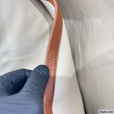 Celine Jacquard Striped Cabas Bag