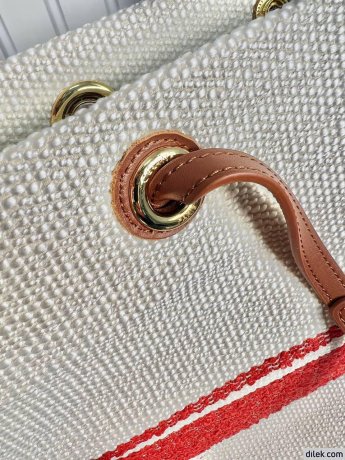 Celine Jacquard Striped Large Cabas