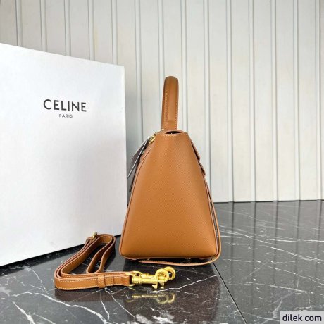 Celine Micro Belt Bag In Grained Calfskin