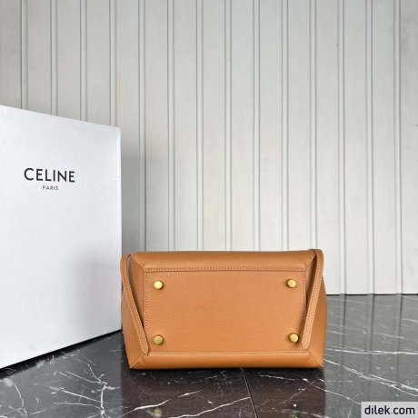 Celine Micro Belt Bag In Grained Calfskin