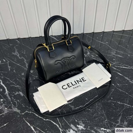 Celine Small Boston In Smooth Calfskin