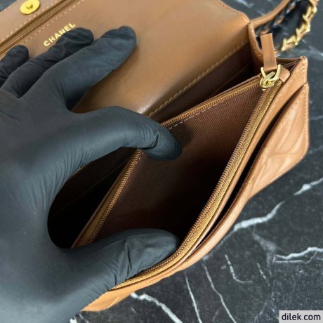 Chanel 19 Handbag WOC Black