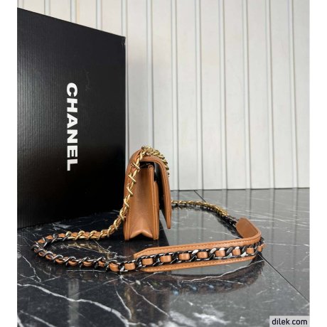 Chanel 19 Handbag WOC Black