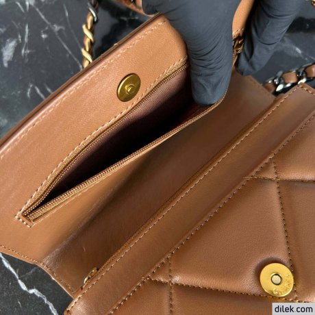 Chanel 19 Handbag WOC Black