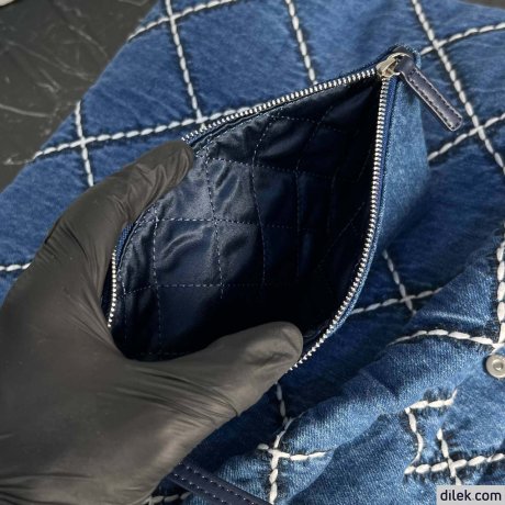 Chanel 22 Large Denim Handbag