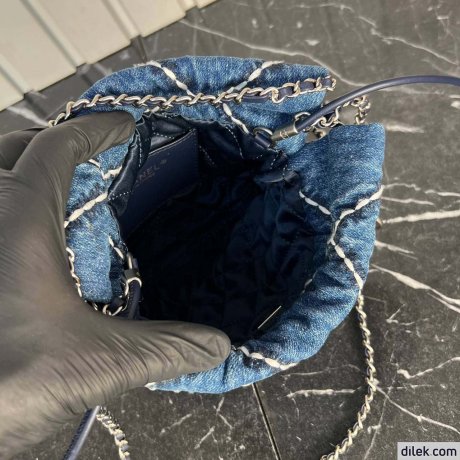 Chanel 22 Small Denim Handbag