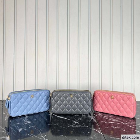 Chanel Double Zippy Wallet