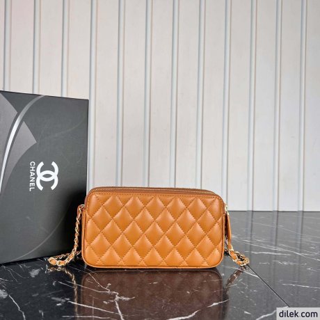 Chanel Double Zippy Wallet