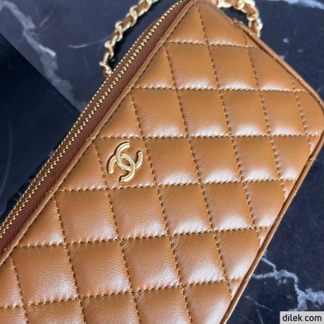 Chanel Double Zippy Wallet