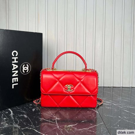 Chanel Flap Bag With Top Handle