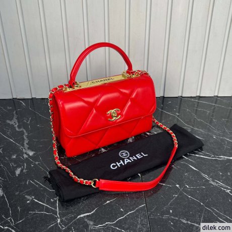 Chanel Flap Bag With Top Handle