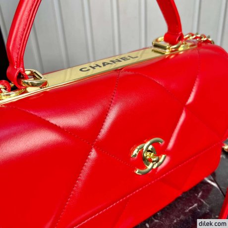 Chanel Flap Bag With Top Handle