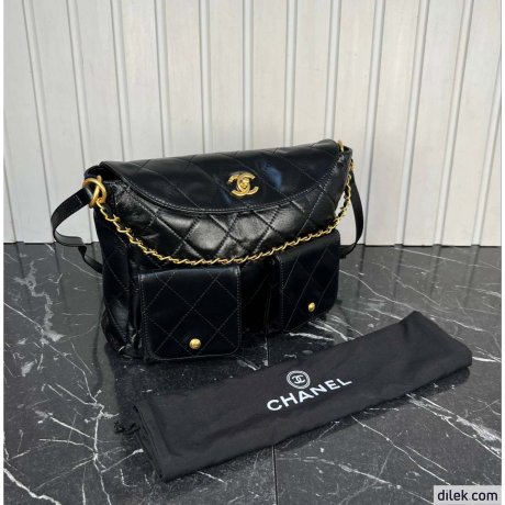 Chanel Large Hobo Flap Bag