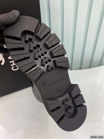Chanel Women Leather Short Boots