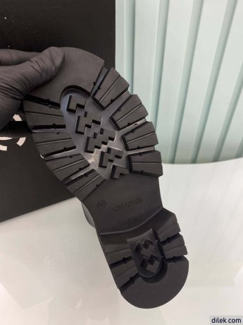 Chanel Women Leather Short Boots