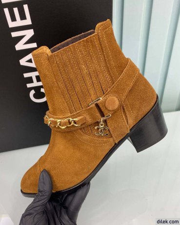 Chanel Women Suede Boot